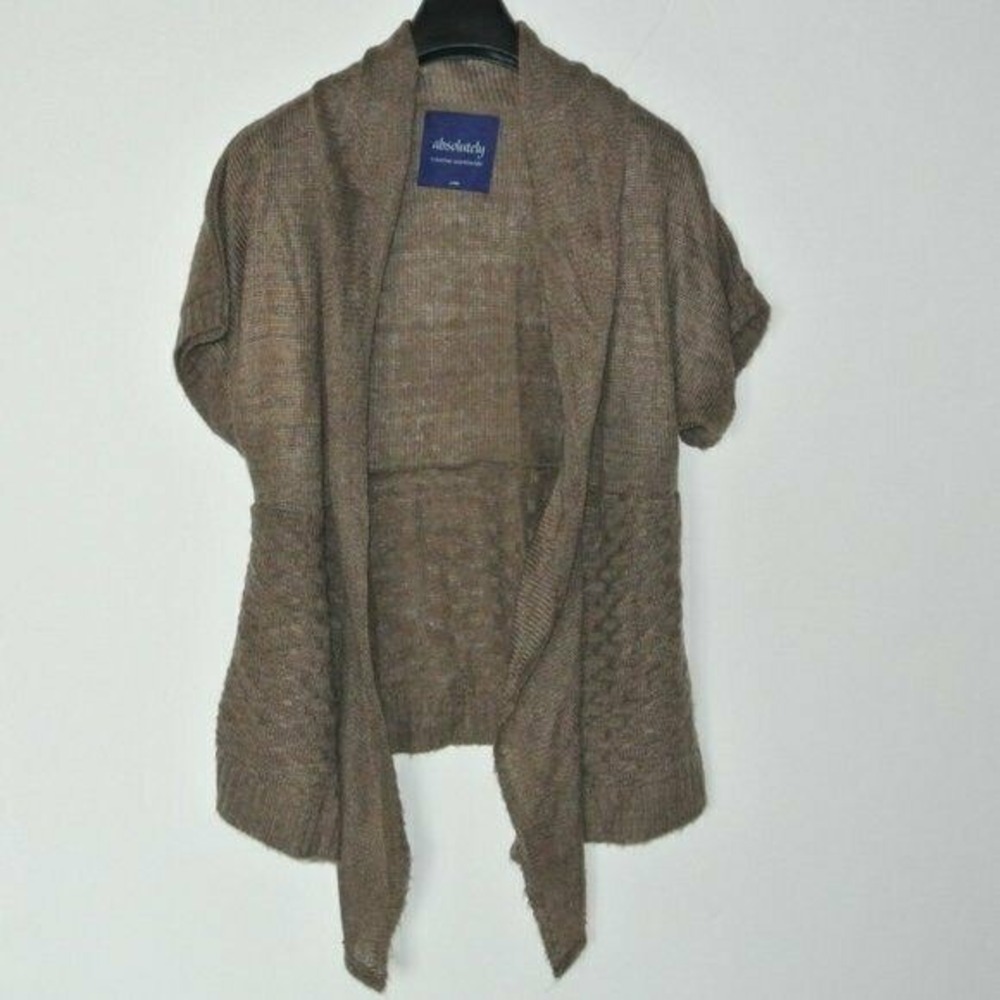 Absolutely Creative Worldwide Brown Cardigan L - image 2